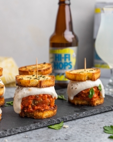 Meatball and Garlic Bread Slides for HiFi Hops / CannaCraft